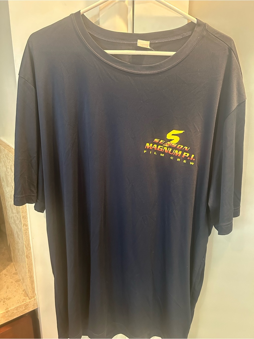 Magnum P.I. Season 5 Film Crew Dri Fit Double-Sided Graphic Men's 2XL T-Shirt